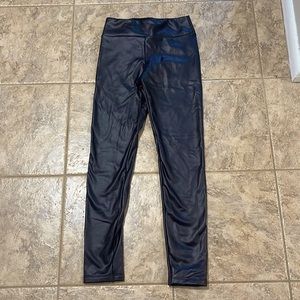 Faux leather leggings